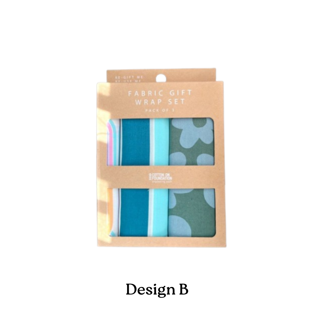 Typo Fabric Gift Wrap Set_2