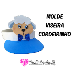 Molde Viseira Cordeirinho em pdf_0