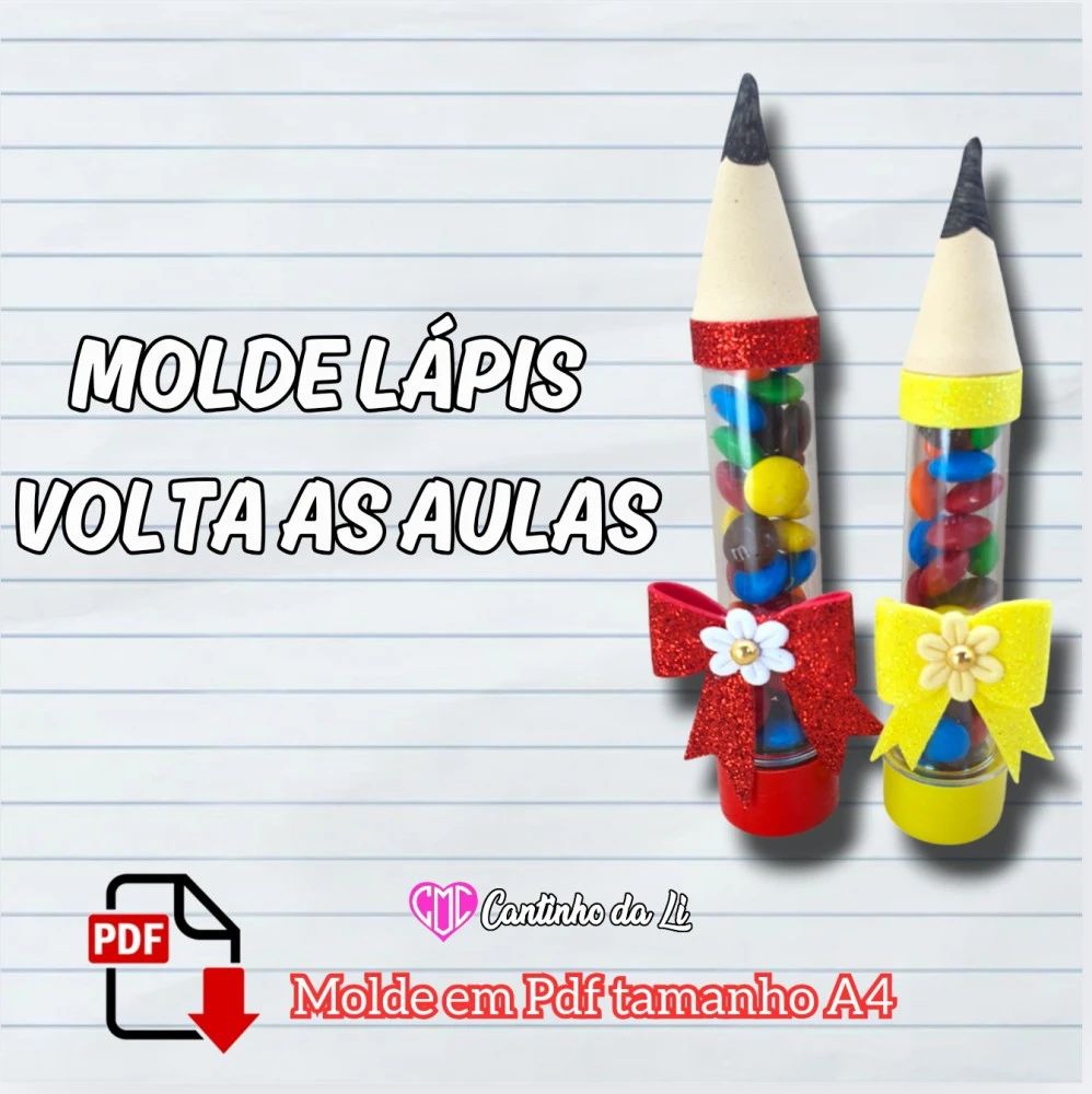 Molde Lápis Tubete Volta às Aulas_0