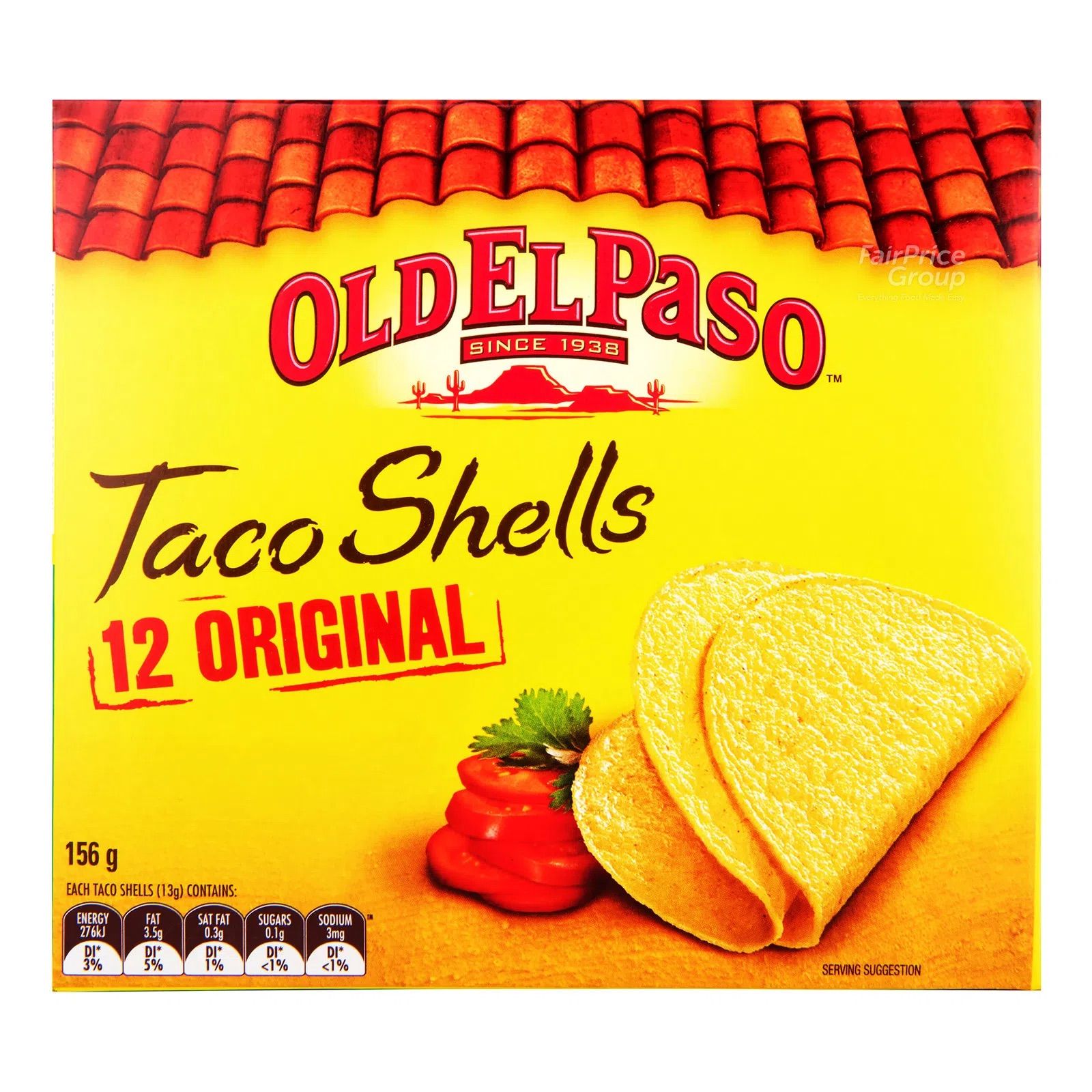 Old El Paso Taco Shell - Original 156g_0