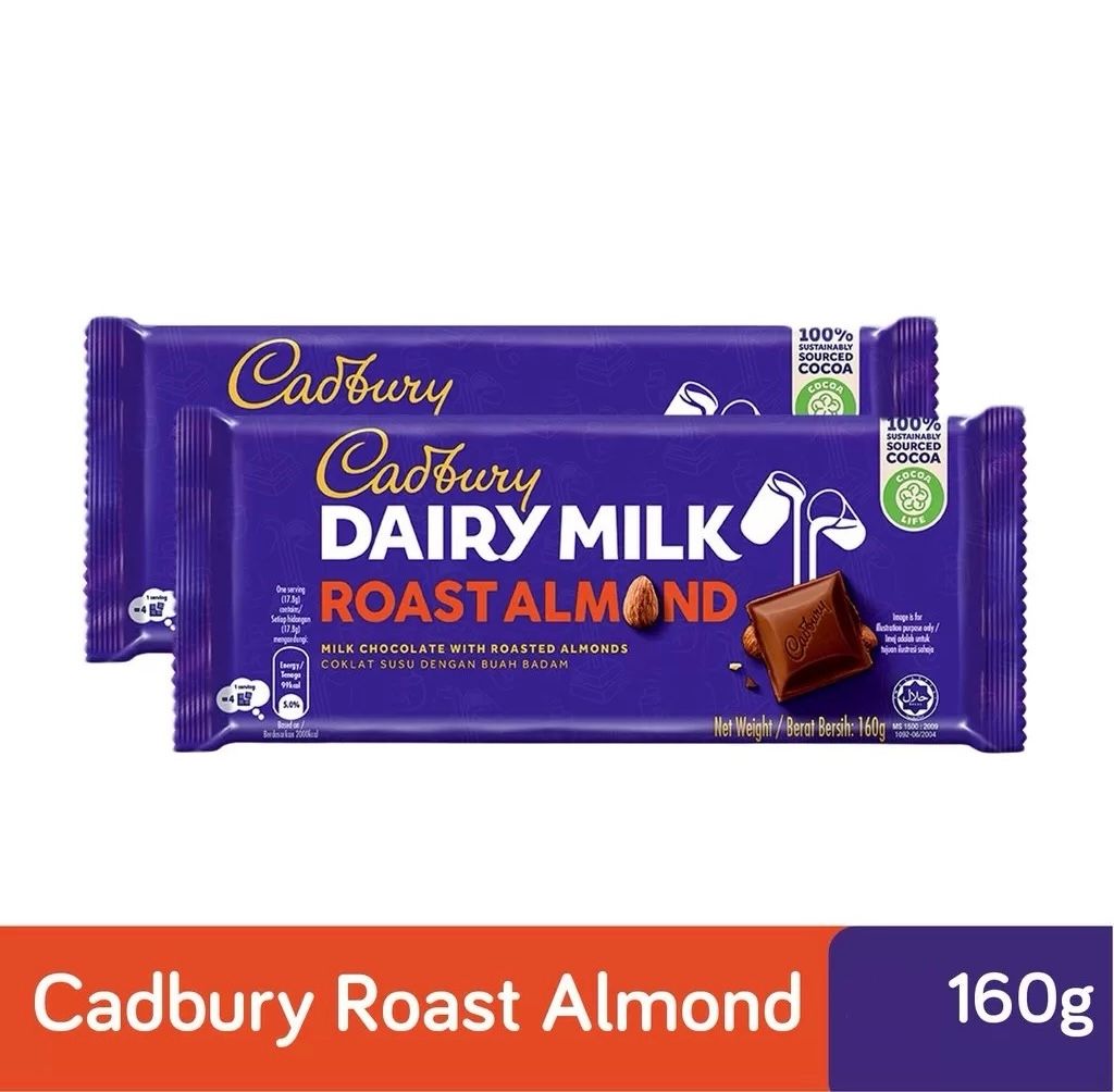 Dairy milk Cadbury roasted almond 160g_0