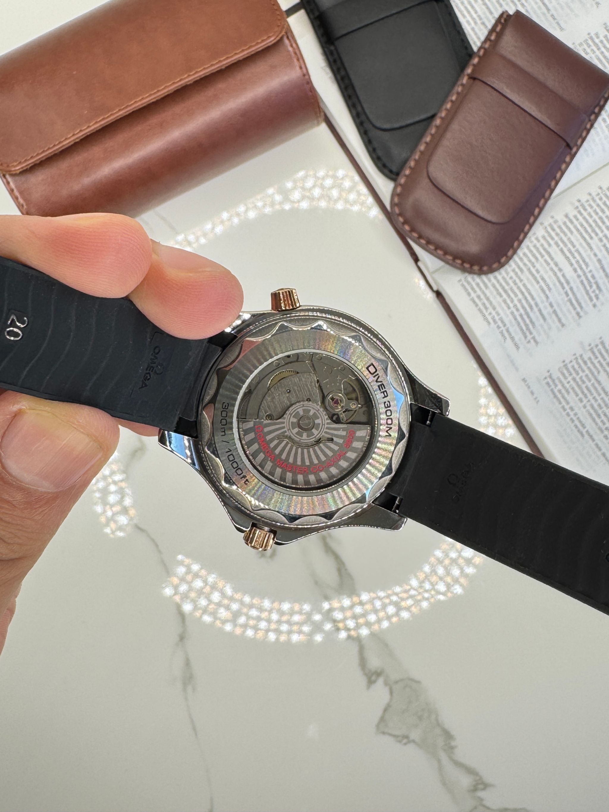 Omega Seamaster Automatico 42mm Rose Gold_3