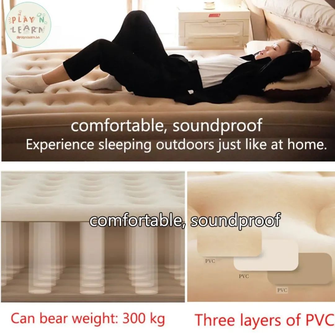 AUTO INFLATABLE MATTRESS WITH BUILT-IN BATTERY PUMP  (INSTOCK)_6