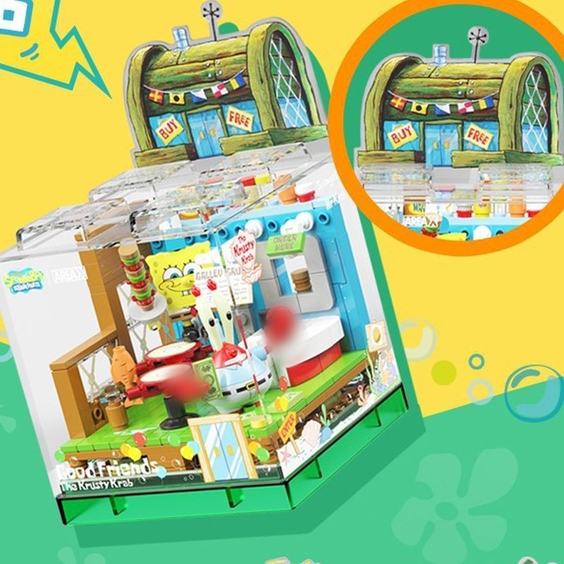 [AreaX] SpongeBob SquarePants | Mr. Krabs’ Krusty Krab 310 PCS_0