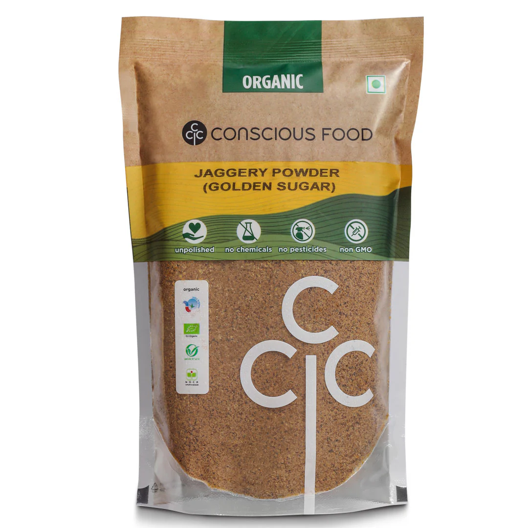 Conscious Food Organic Jaggery Powder 500g_0