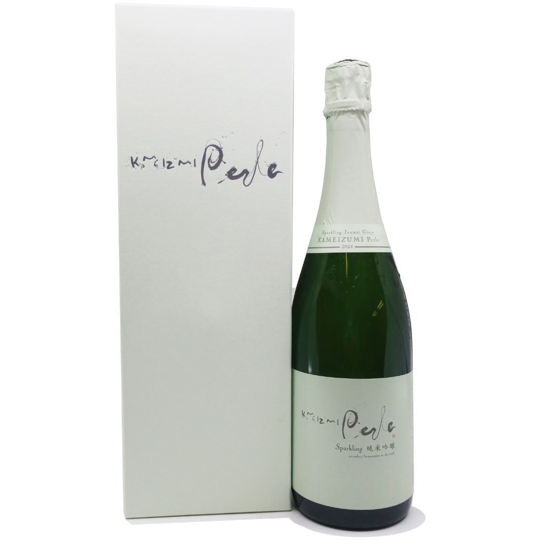 亀泉 (龜泉) Perle Sparkling 純米吟醸 瓶内2次発酵 720ml (禮盒裝)_0