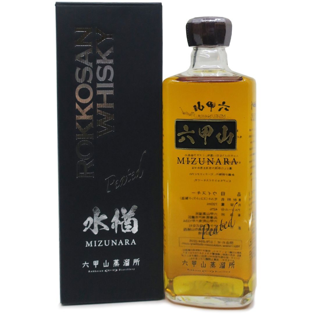 六甲山 純麥威士忌 水楢 MIZUNARA Peated 720ml (禮盒裝)_0