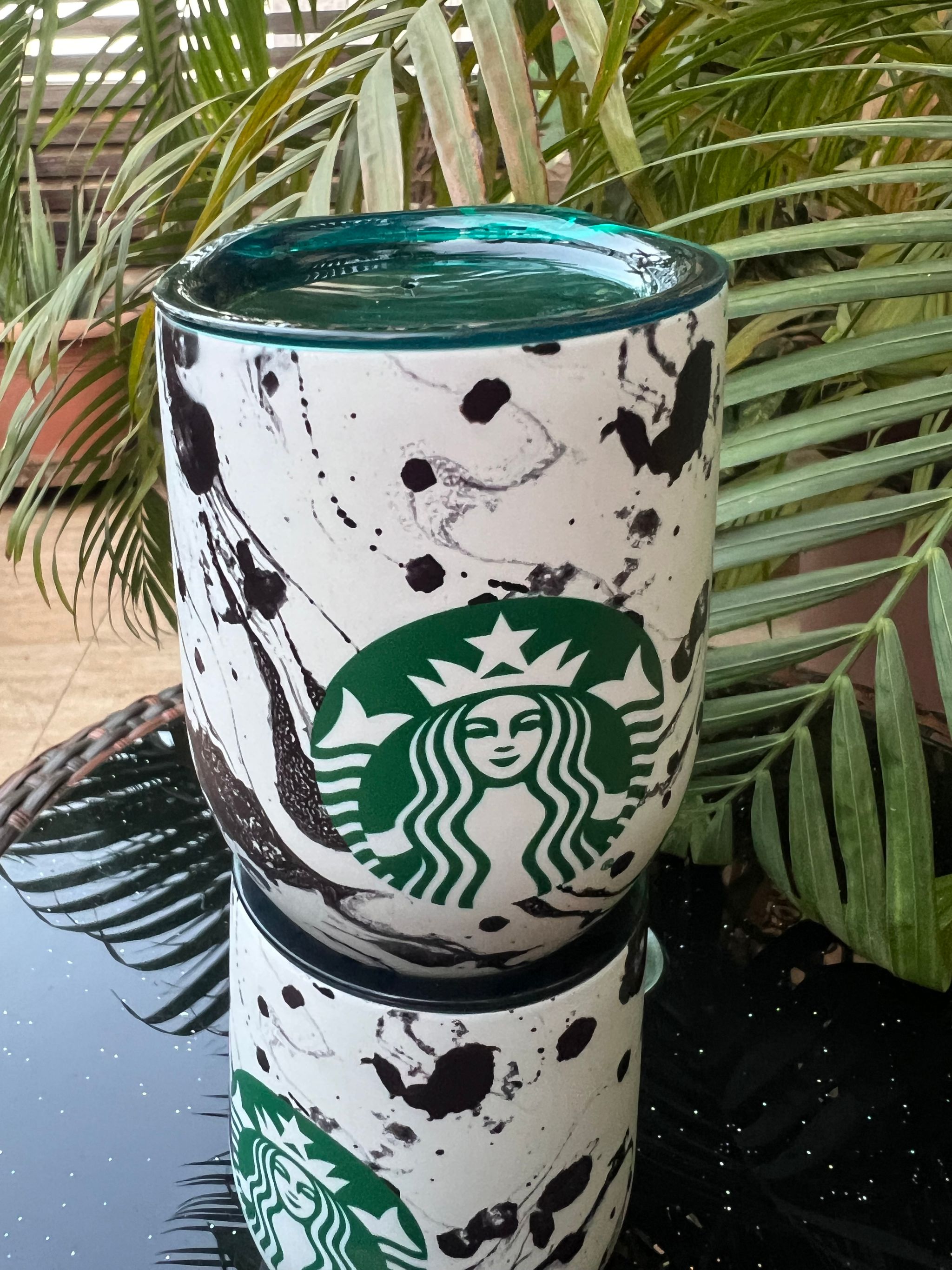 Mug starbucks marbré isotherme _2