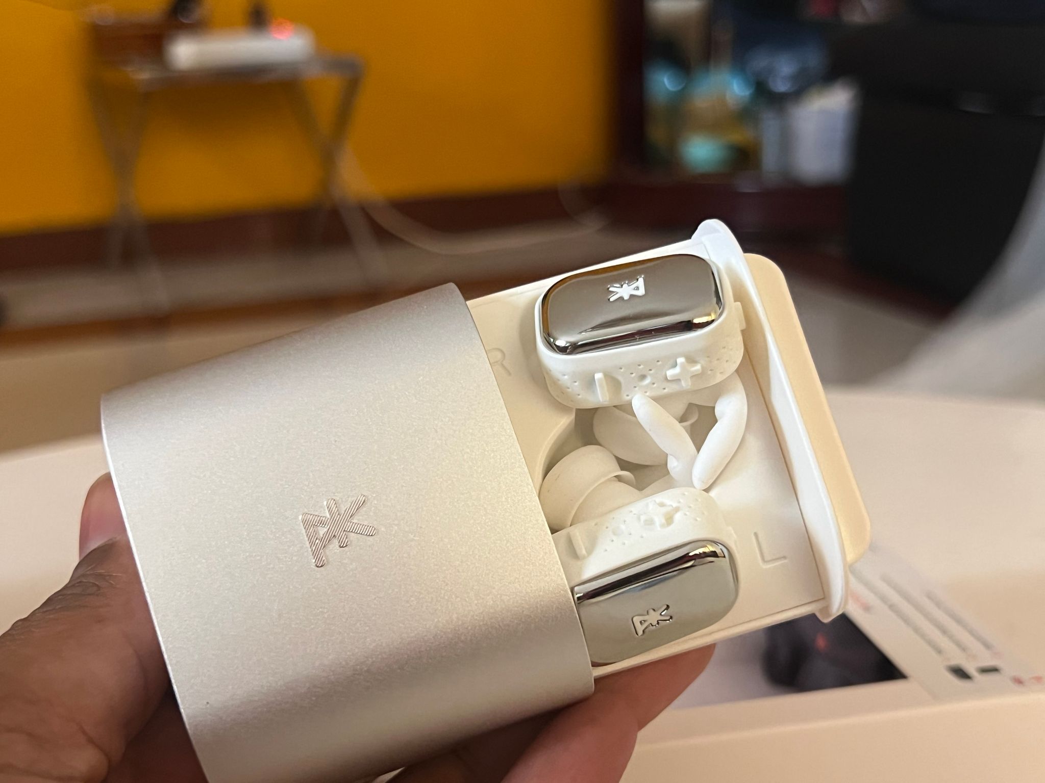 Écouteur Bluetooth blanc _1