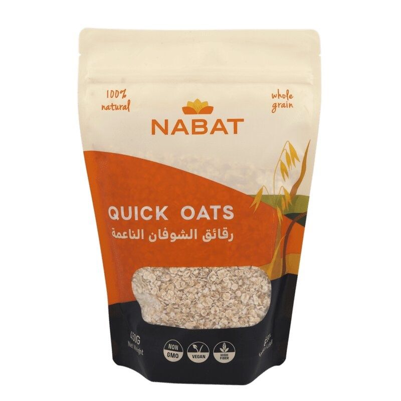 NABAT NATURAL QUICK OATS 450G_0