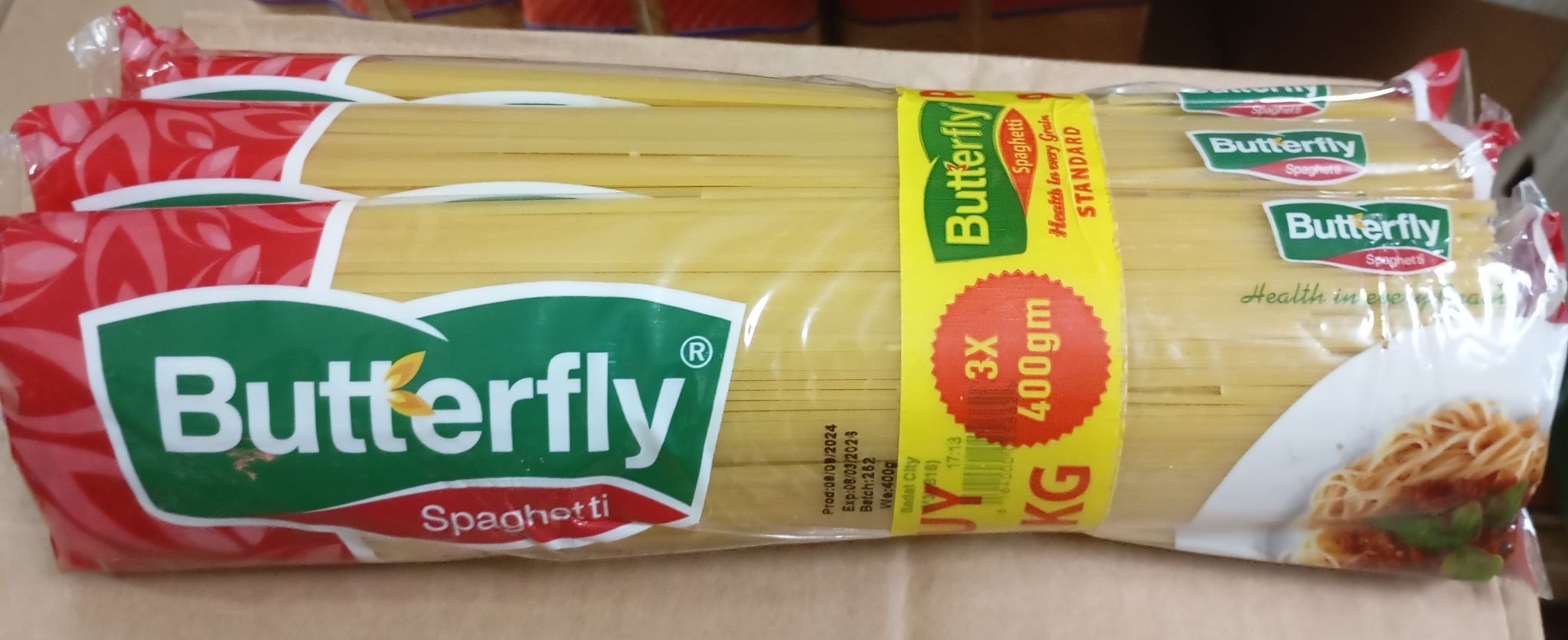 BUTTERFLY STANDARD SPAGHETTI 400GM X 3PC_0