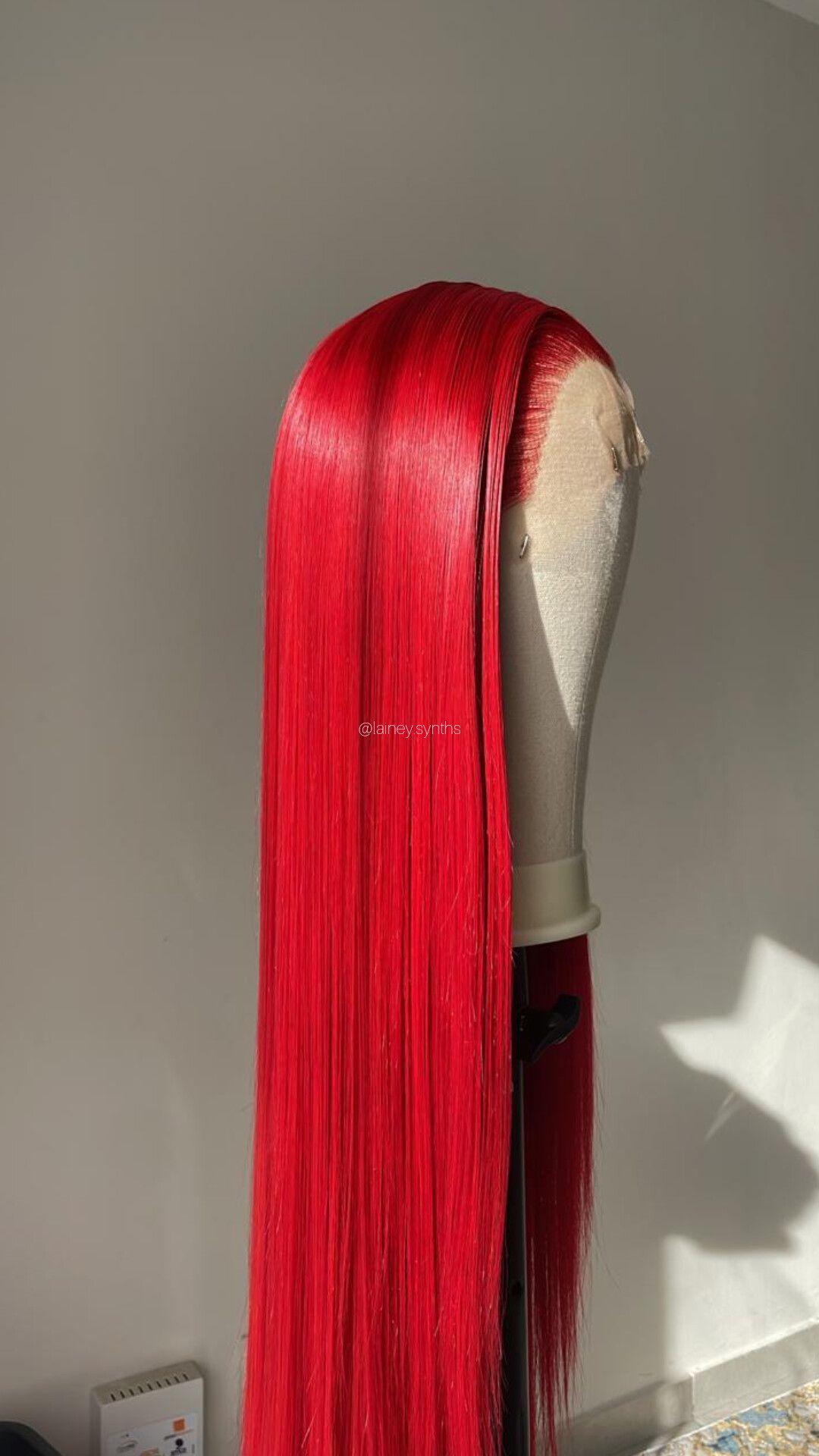 13*4 'Rubi Red' straight lace frontal unit_1