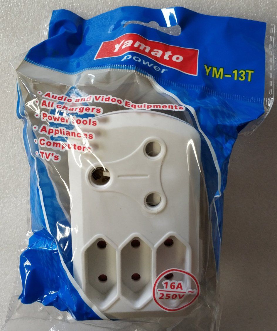 Yamato Wall Socket Adapter - YM-13T_0