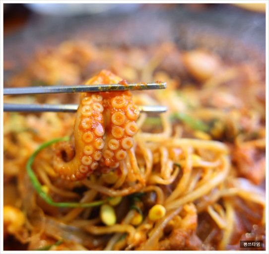 차돌쭈꾸미(stir fried baby octopus with beef short plate)_0