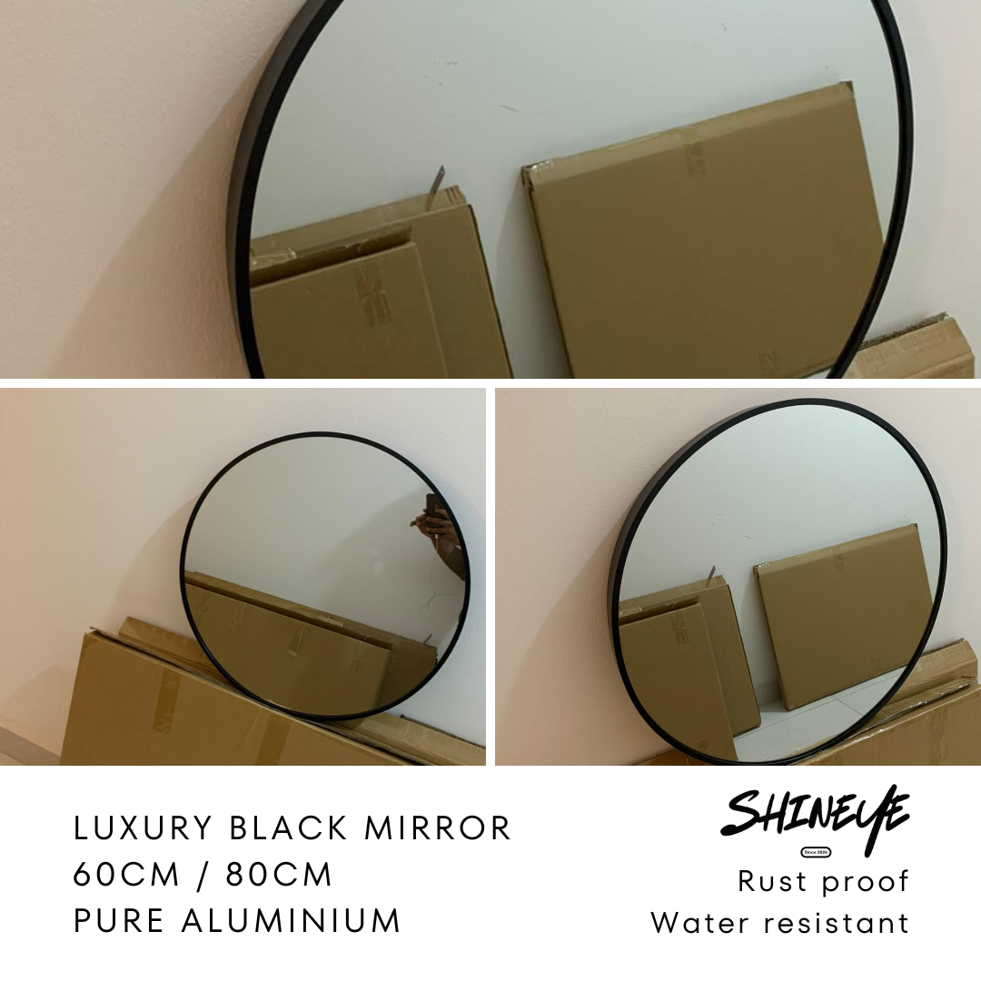 Luxury Round Mirror (Gold/Black/White)_1