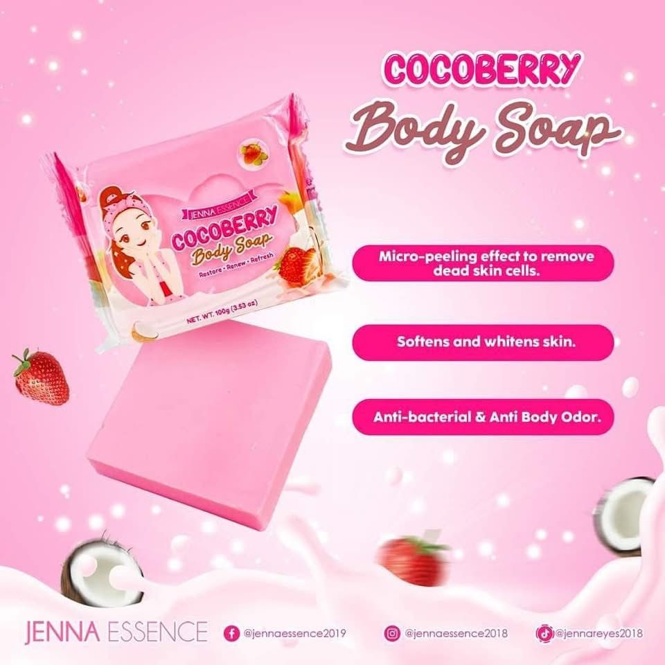 Cocoberry Soap 3 bars (Repacked from 1kg)_0