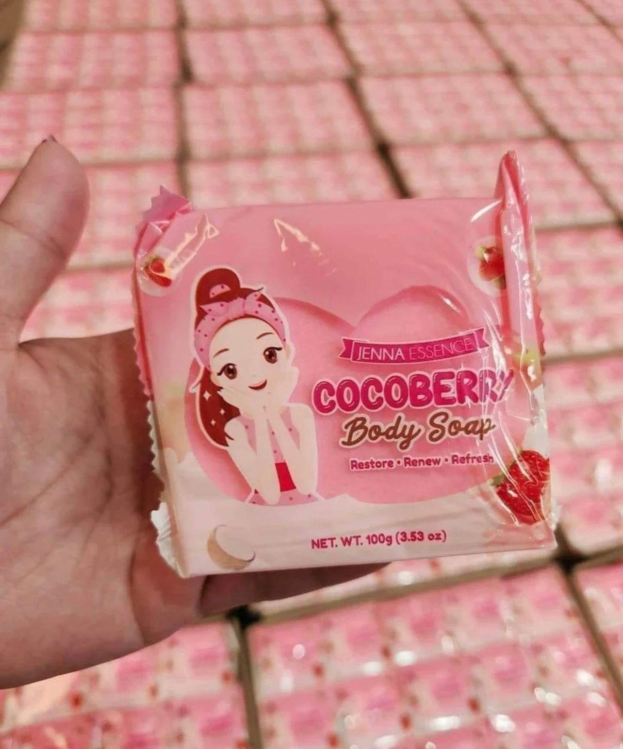 Cocoberry Soap 1 bar - 100g (Repacked from 1kg)_0