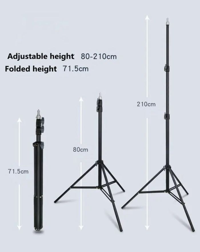 14 inches ring light with long tripod _1