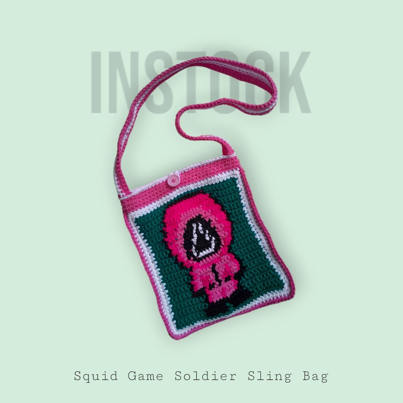 [INSTOCK] Squid Game Soldier Sling Bag_0