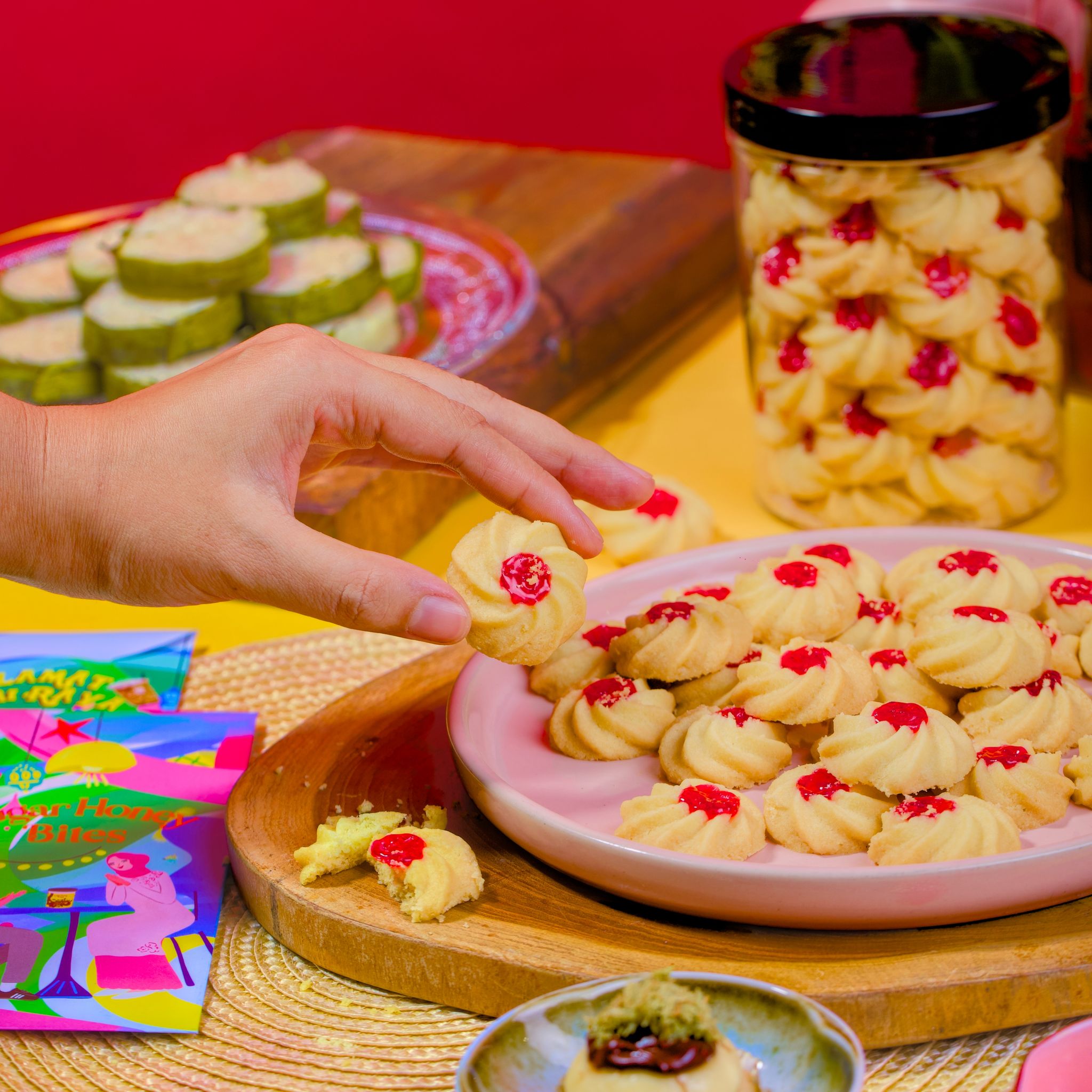 Butter Strawberry Cookies_0