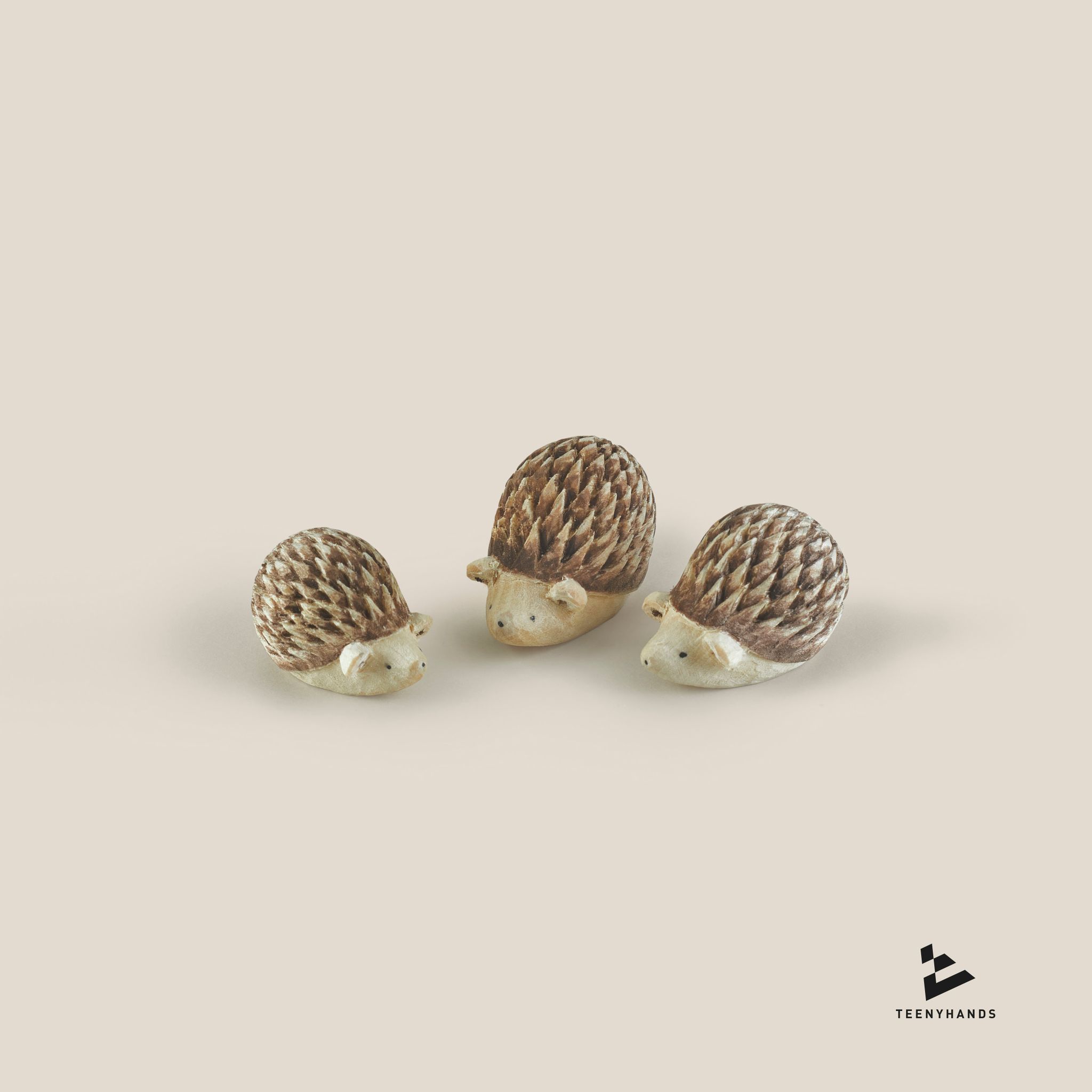 Handcarved Wooden Hedgehog_0