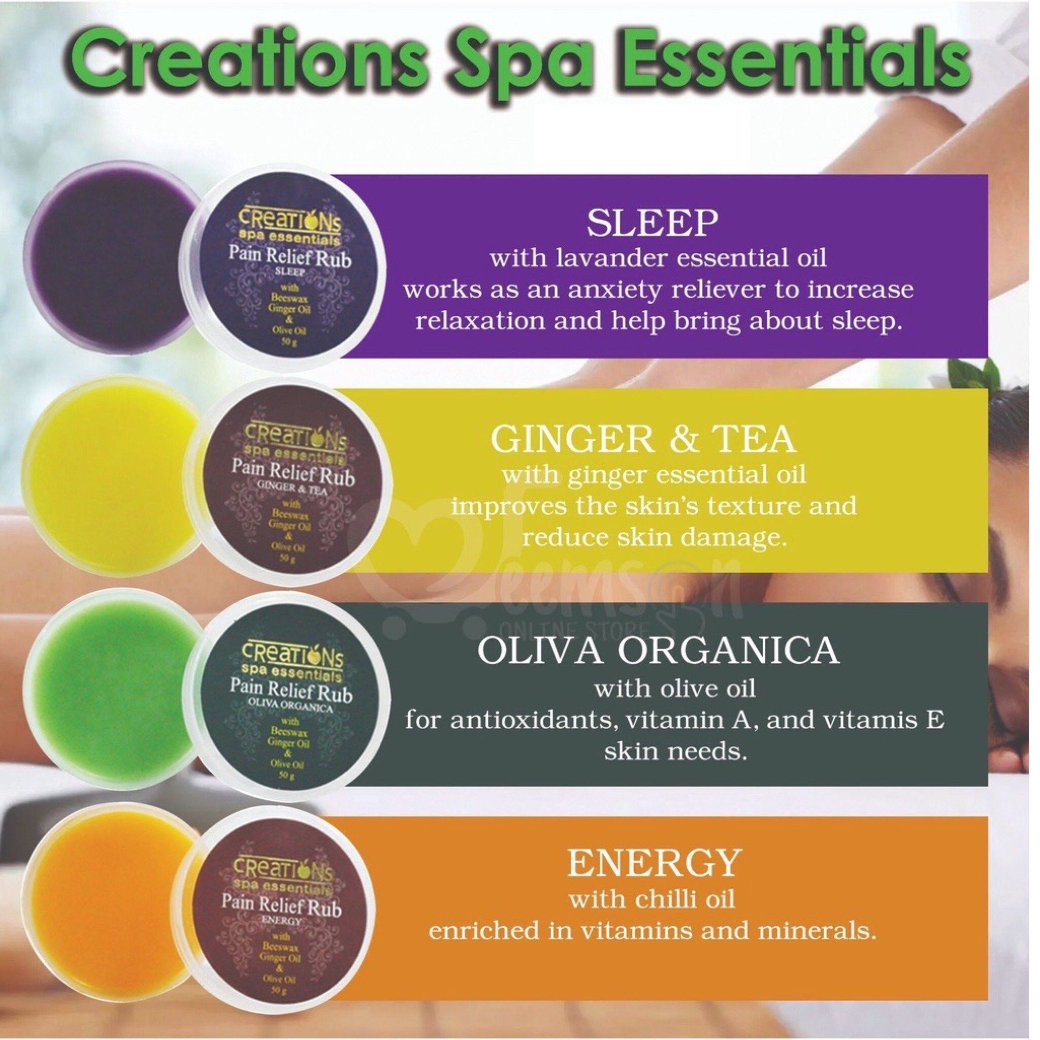 Oliva Organica - Creations Spa Essentials Massage Rub 50g_0