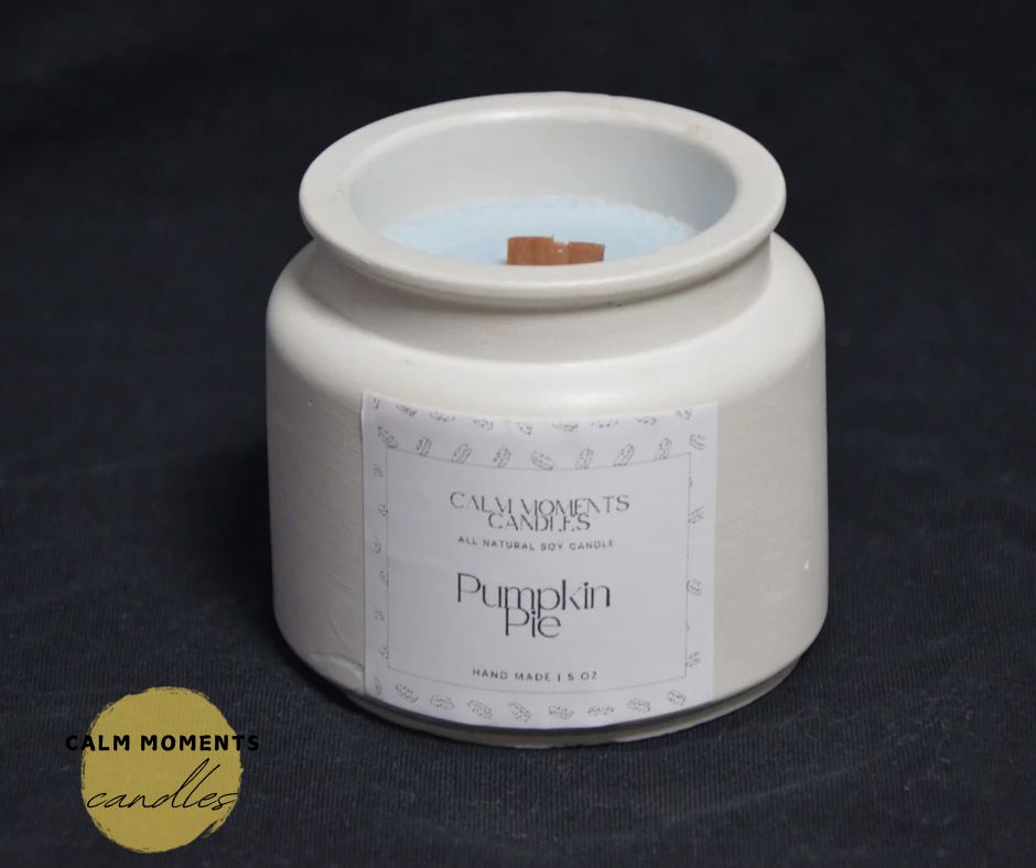 Pumpkin pie scented soywax candle_1