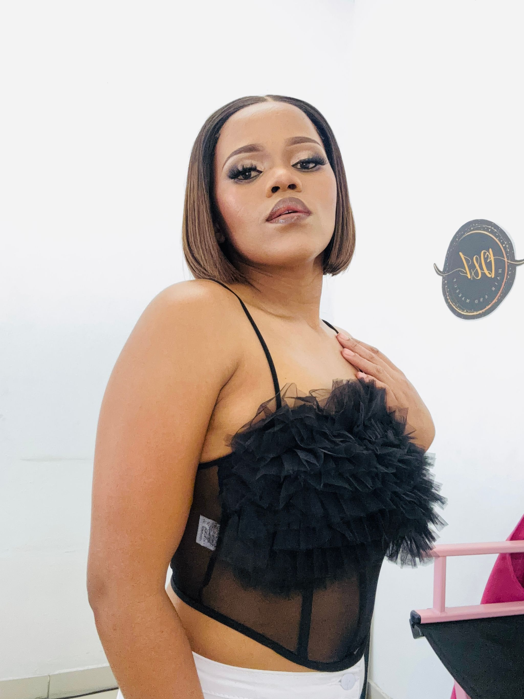 Mesh and ruffle top_2