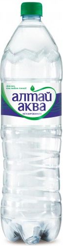 Вода природная питьевая артезианская "Алтай Аква" негазированная бутылка 1,3л._0