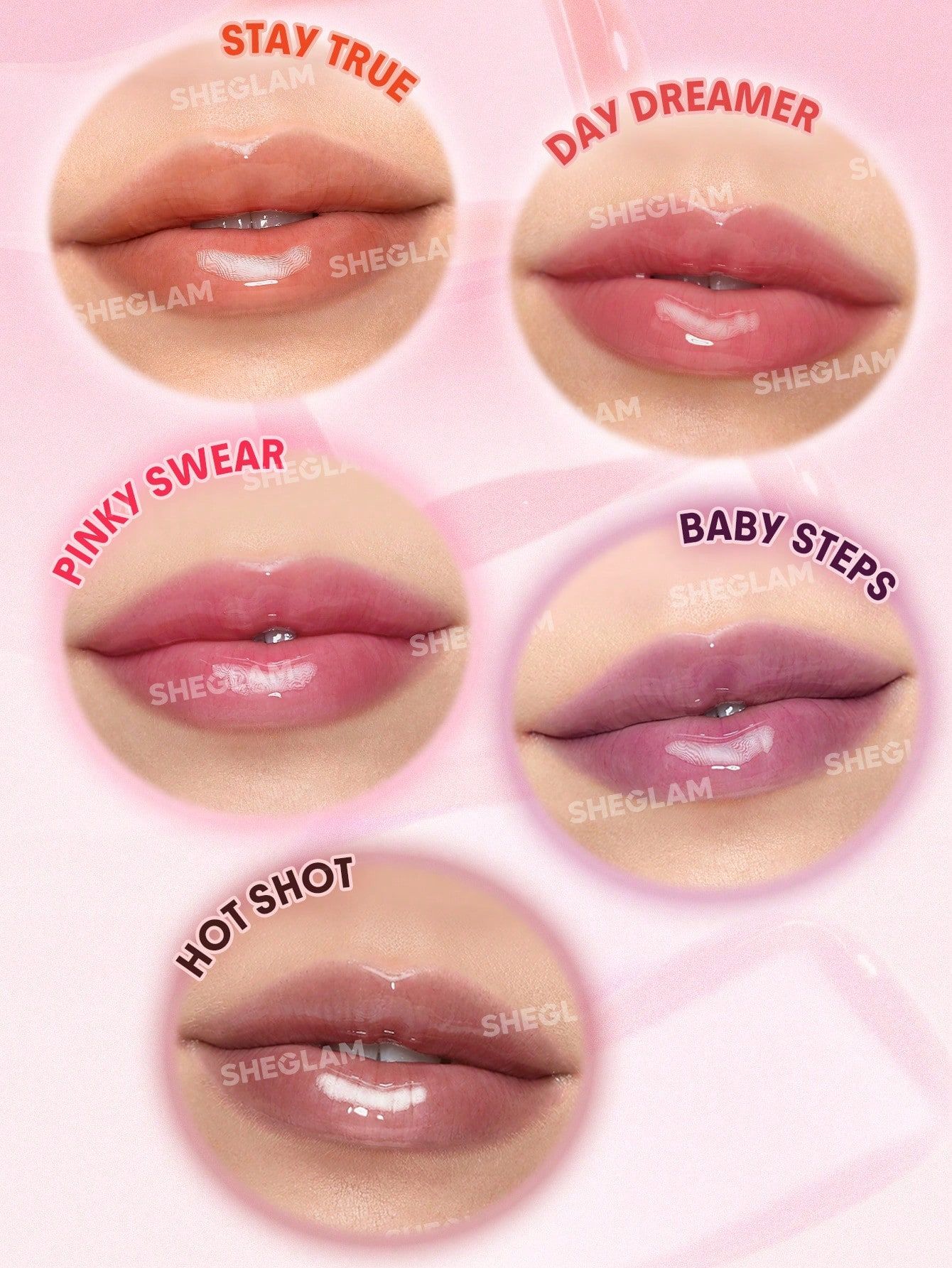 SHEGLAM Jelly Wow Tinted Lip Oil - Pinky Swear_4