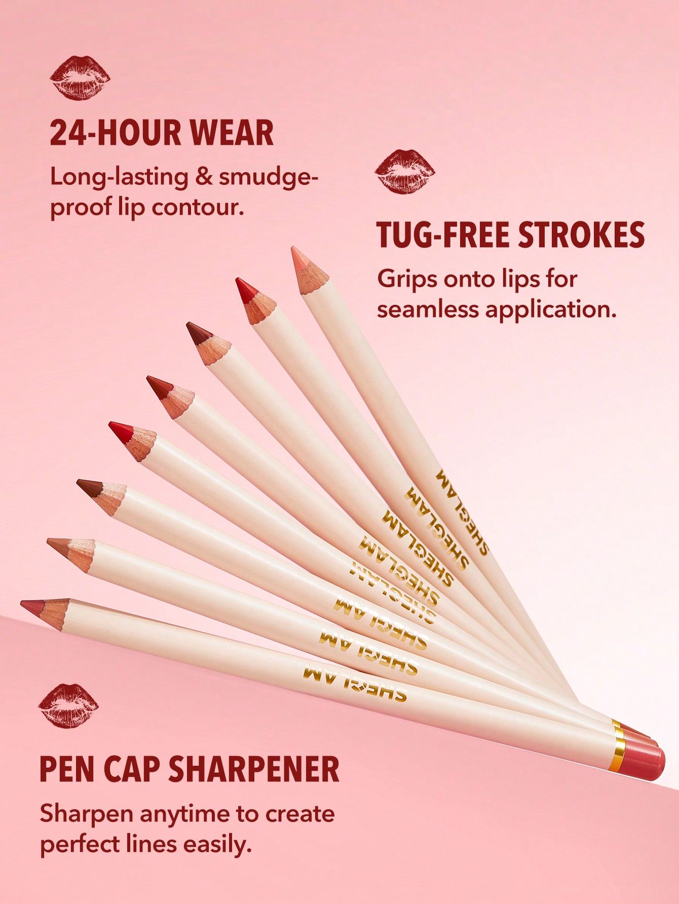 SHEGLAM Lip Facts Lip Liner - Toasted_8