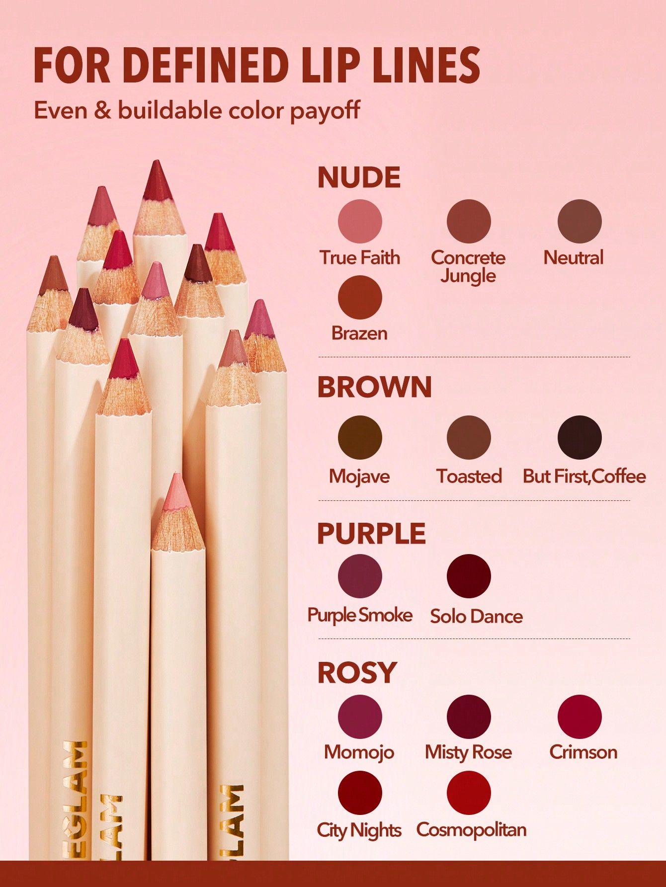 SHEGLAM Lip Facts Lip Liner - Toasted_4