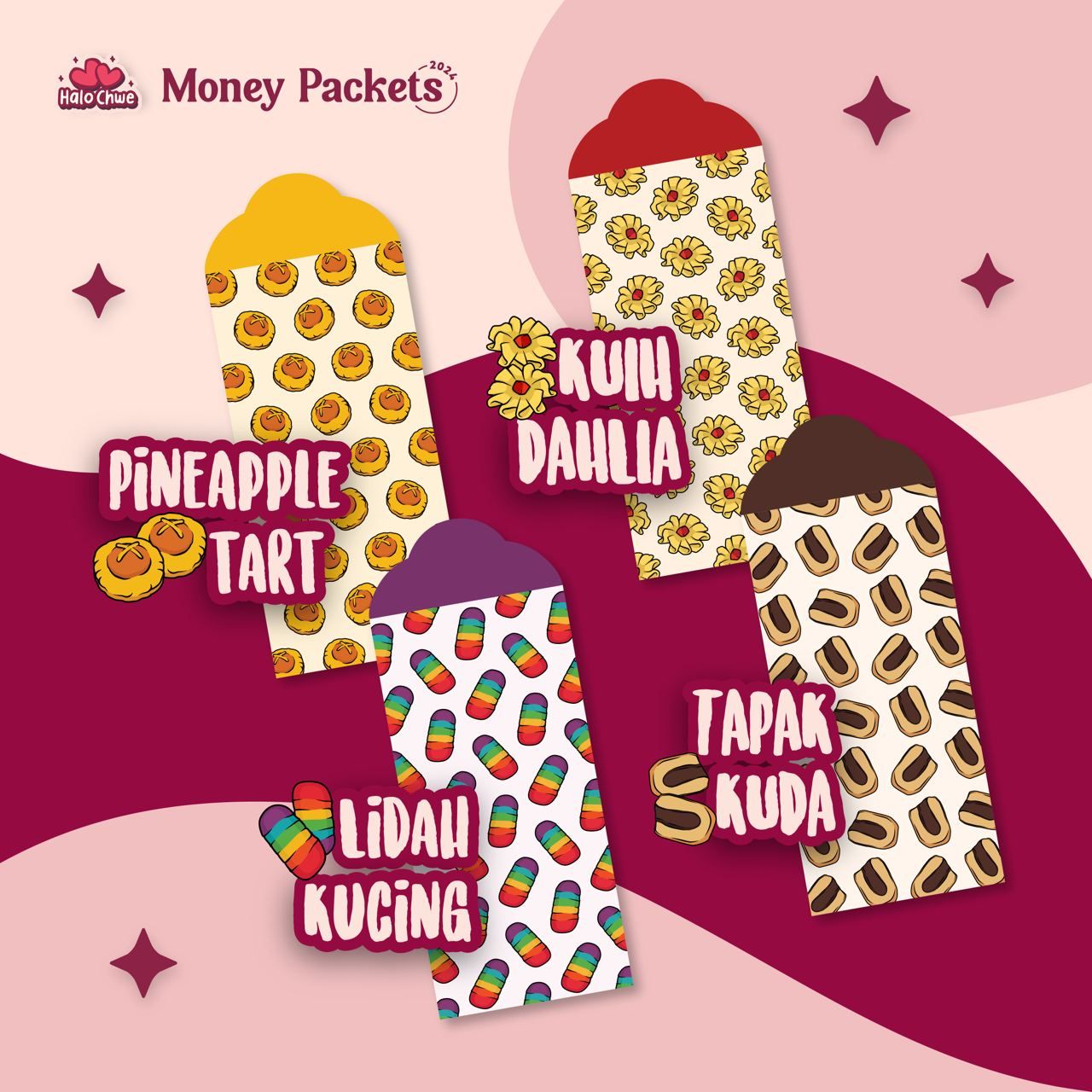 Pineapple Tart Money Packets_1