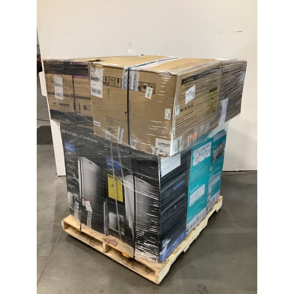 Truckload – 25 Pallets – 260 Pcs – Air Conditioners – Untested Customer Returns – Major Retailer_1