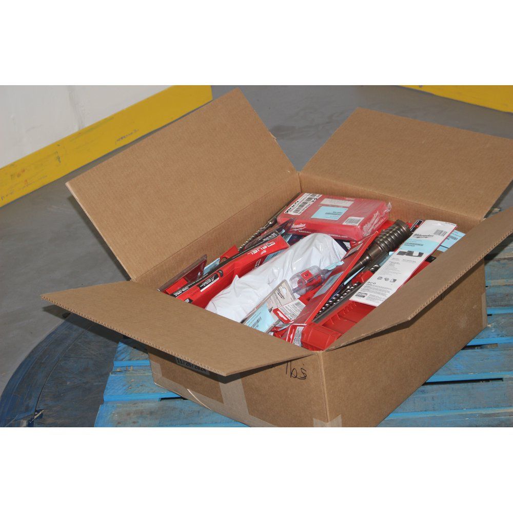 Box – 50 Pcs – Tool Accessories, Hardware – Untested Customer Returns – Milwaukee, Builders World Wholesale Distribution, Milwaukee Accessory_0