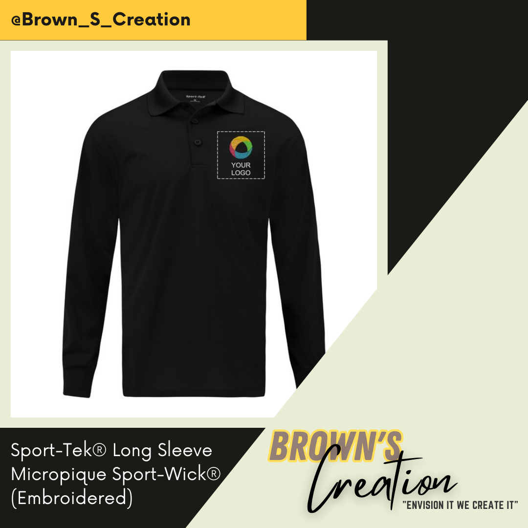 Sport-Tek® Long Sleeve Micropique Sport-Wick® Polo_0