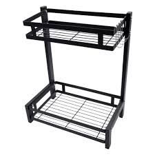 Kitchen Organizer Cabinet Spice Rack Multipurpose Storage Shelves 2 Tier kitchen shelves._5