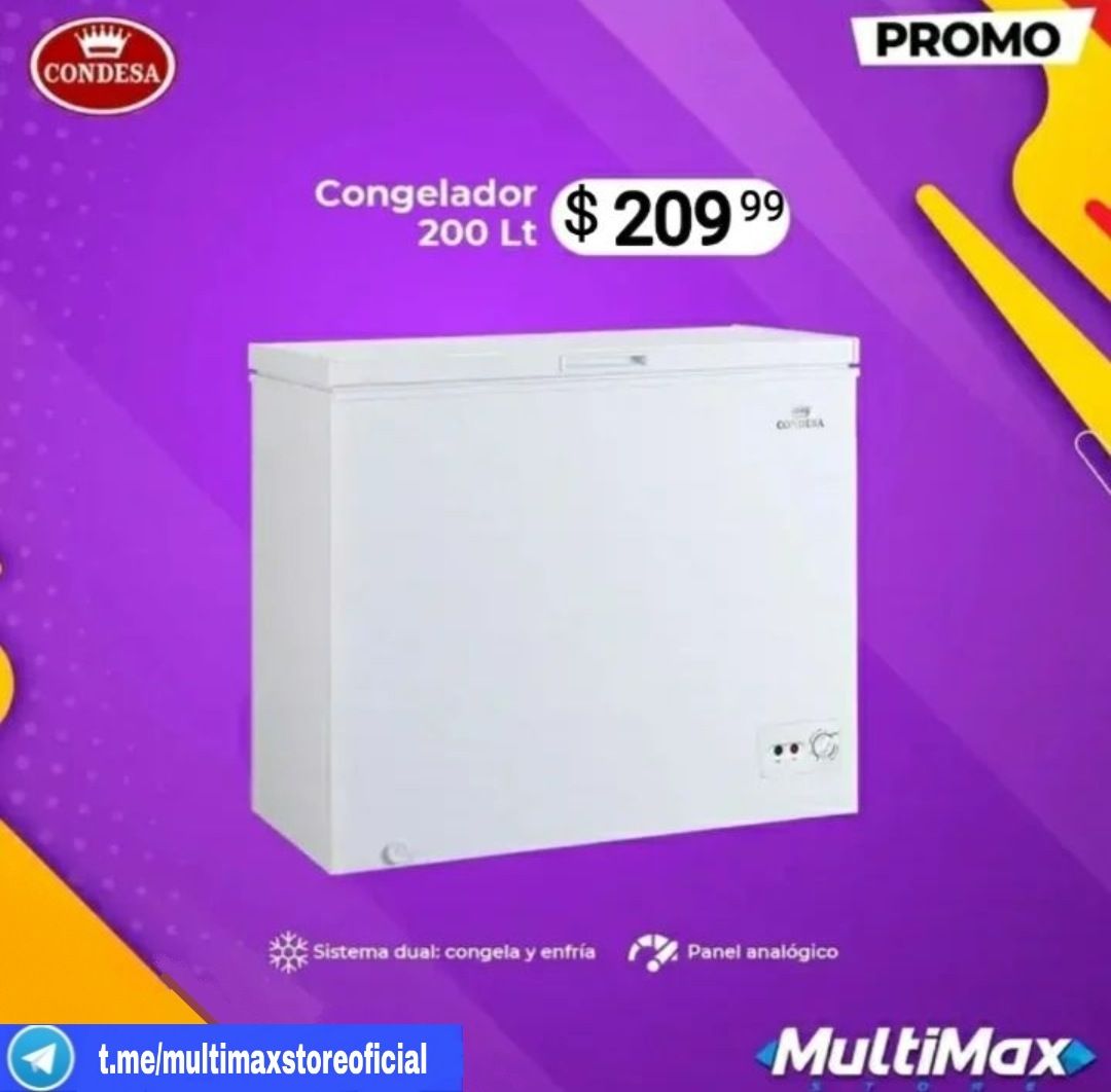 Congelador 200 Litros, Marca CONDESA_0