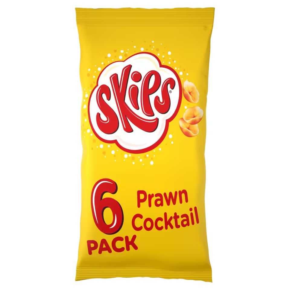 Kp Skips Prawn Cocktail Crisps 6 X 13.1G_0