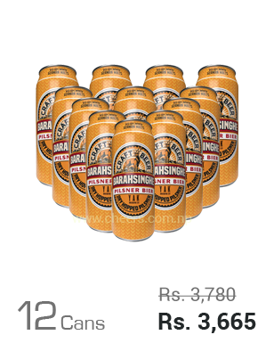 Barahsinghe Craft Pilsner 500ML x 12 Cans_0