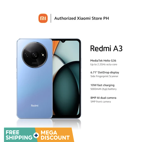 Xiaomi Redmi A3 3+64GB Smartphone Global Version_0