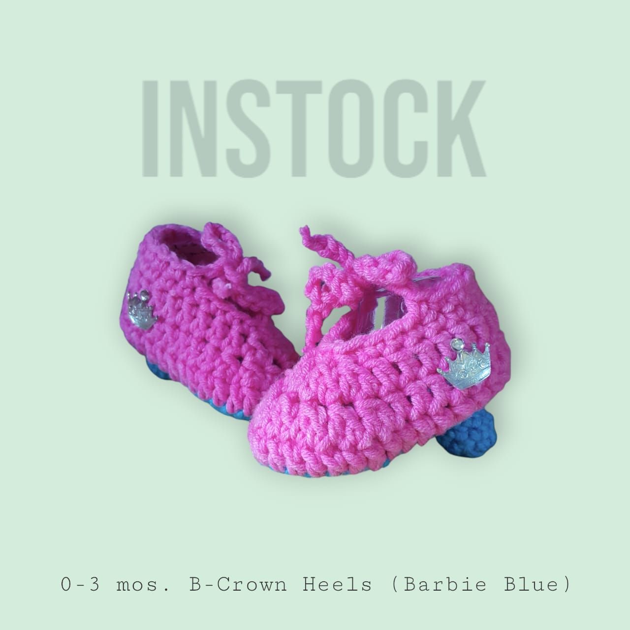 [INSTOCK] 0-3 mos. B-Crown Heels_2