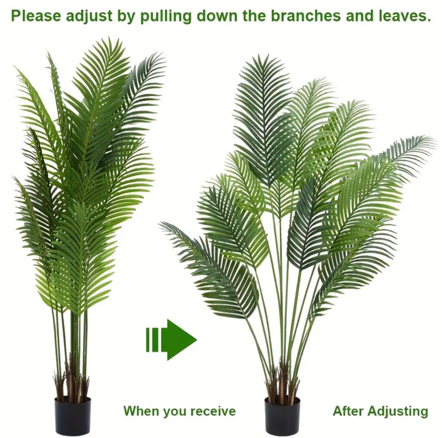 Artificial palm plant for home. Offices, living room and modern spaces._5