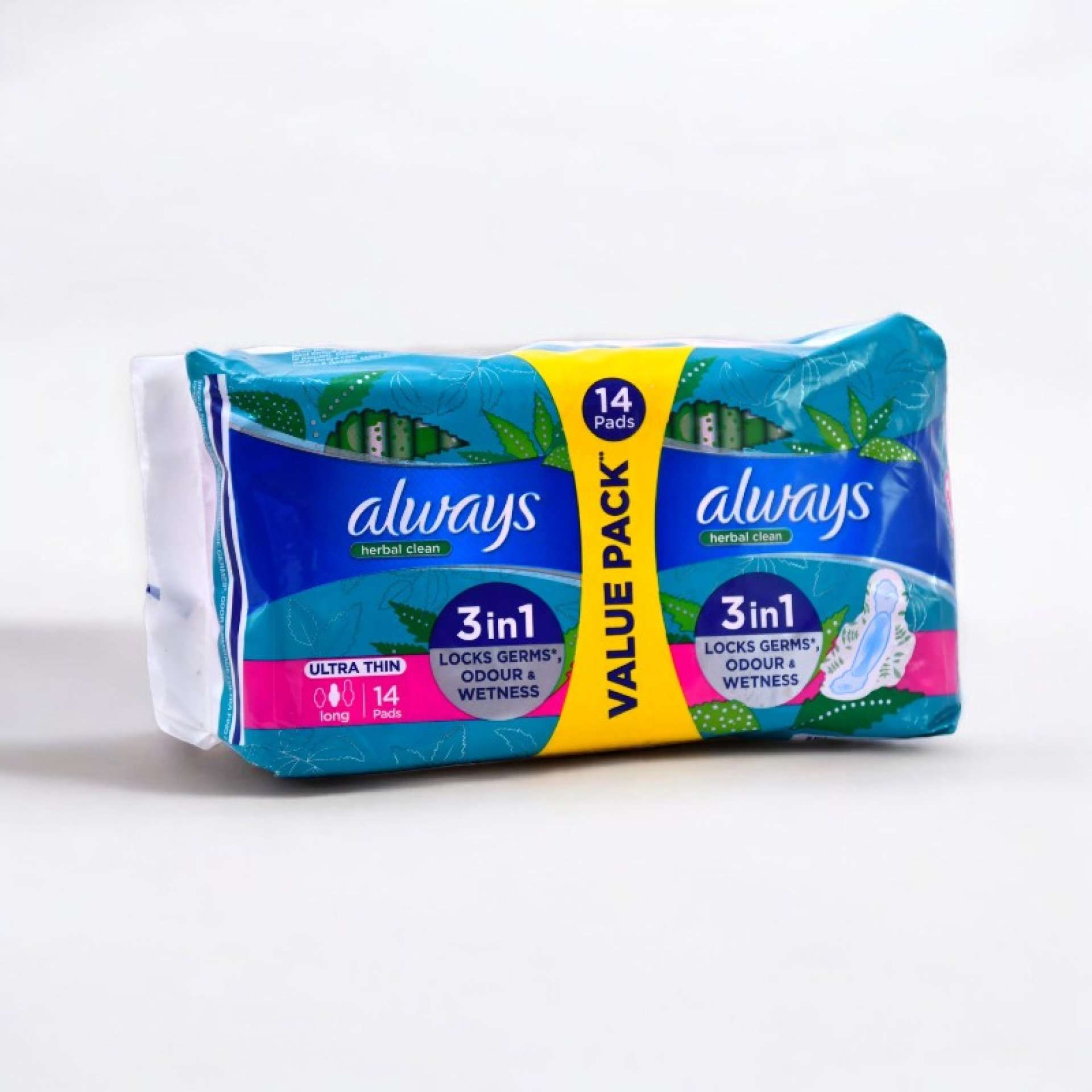 Always Herbal Clean, Ultra-Thin, 3 in 1_0