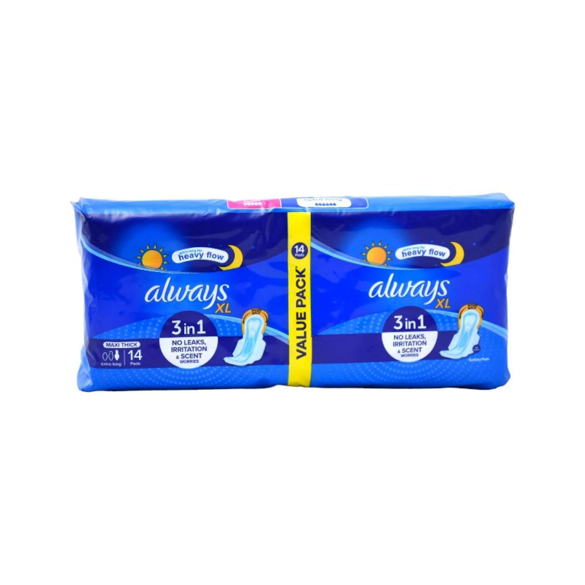 Always Sanitary Pads XL, Maxi Thick, Heavy Flow_0