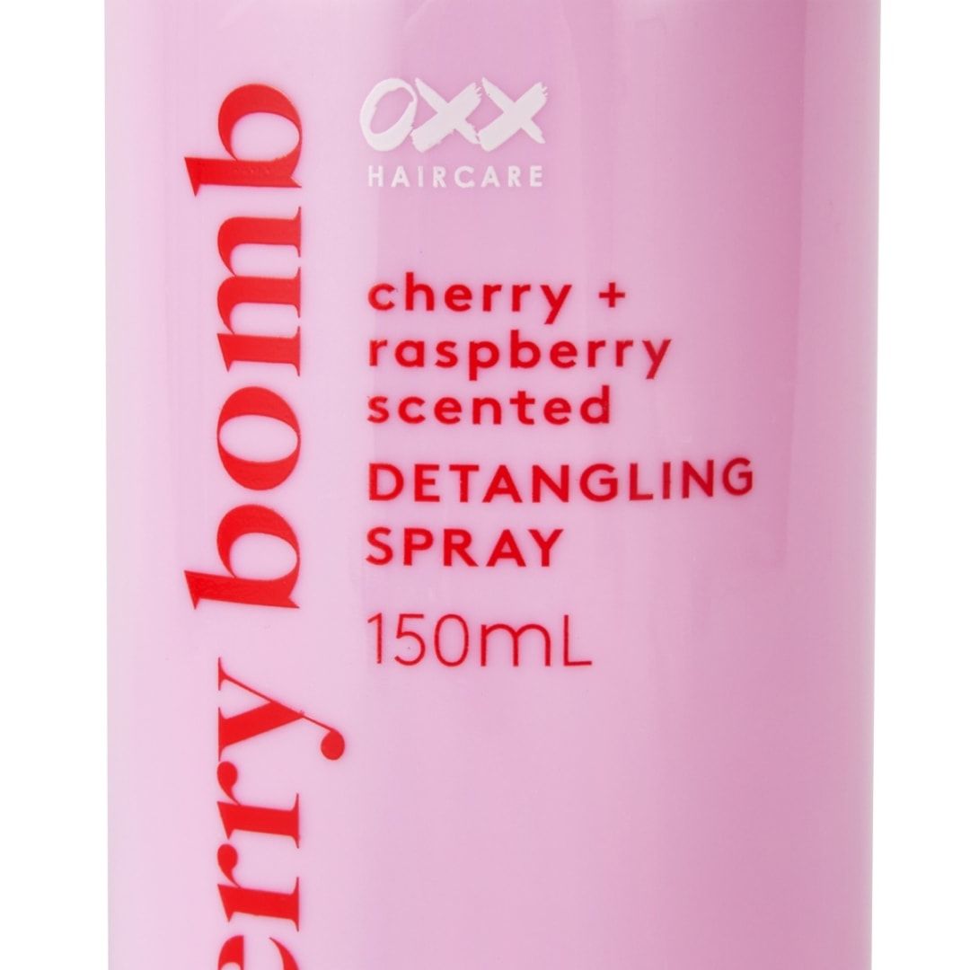 OXX | Haircare Cherry Bomb Detangling Spray 150ml - Cherry and Raspberry Scented_2