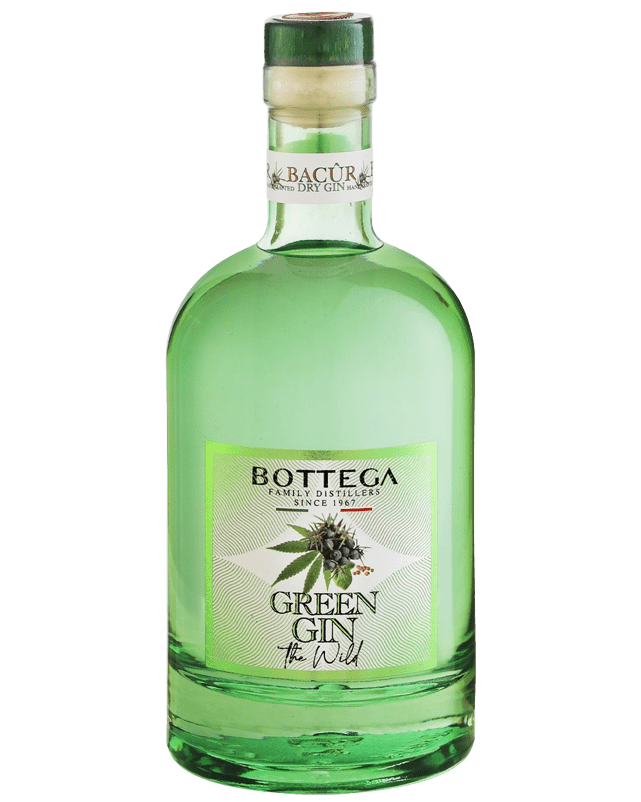 Bottega Bacur Green Gin The Wild Distilled Dry Gin 700ML_0