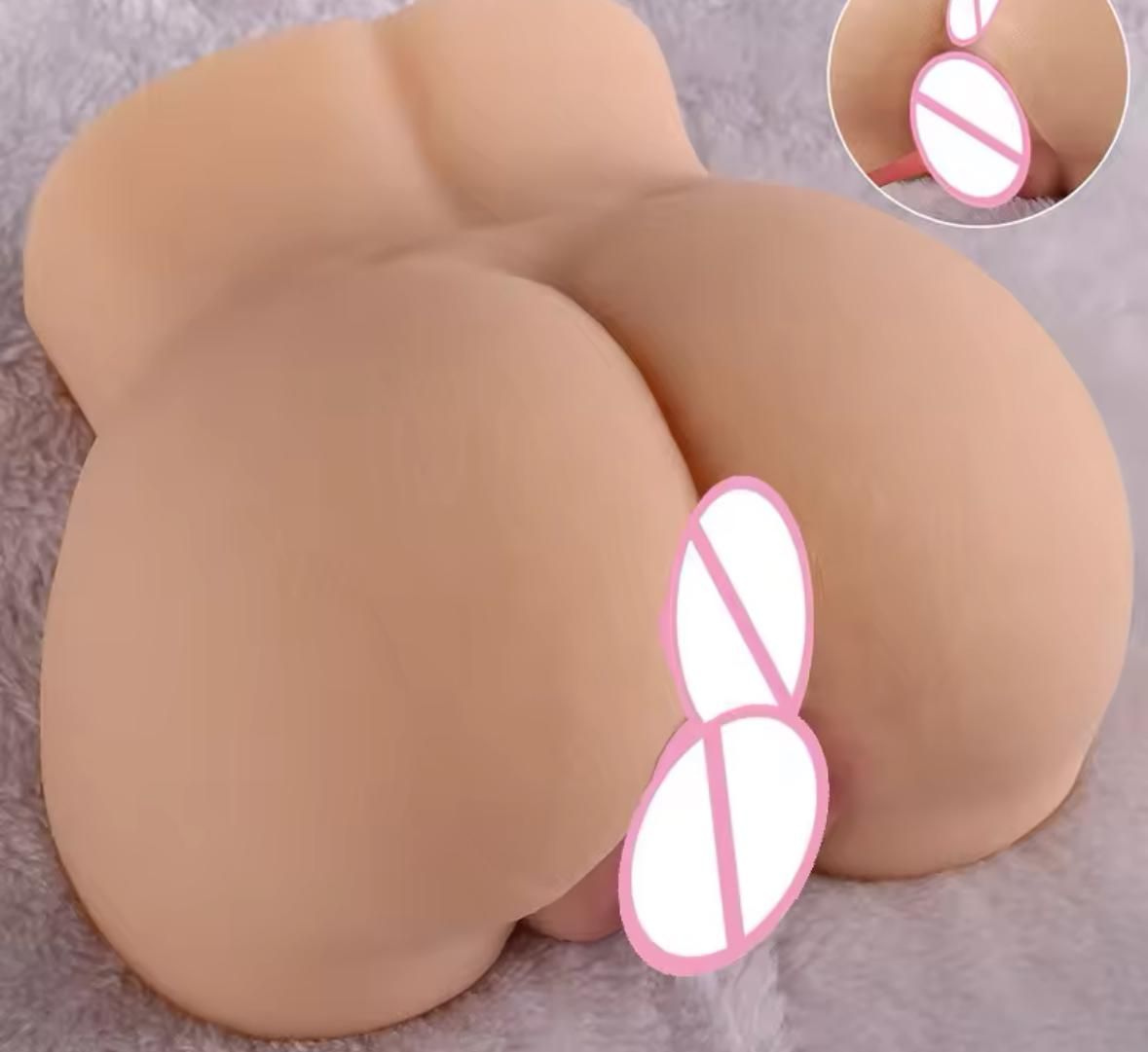 Ass Masturbator for Men Squirt Realistic Sex Doll 1.5 kg_0