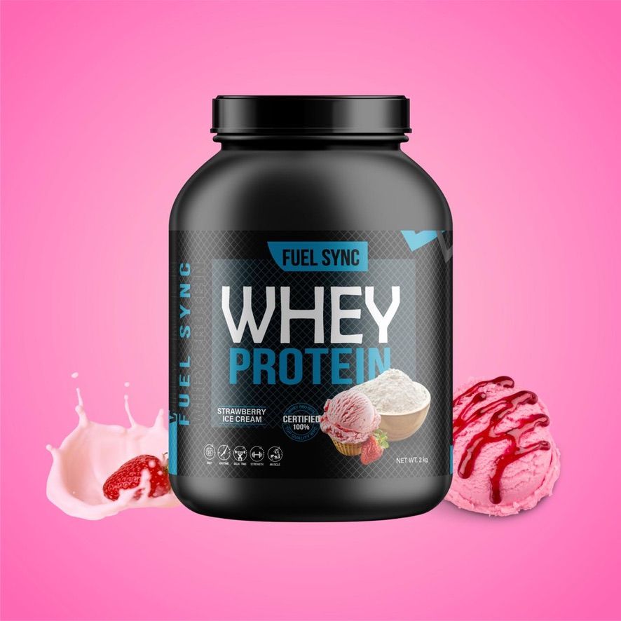 Strawberry Ice Cream Whey Protein_0