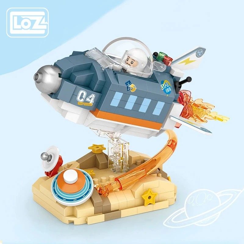 LOZ 8827-8830 Astronaut Spacecraft Rocket_3